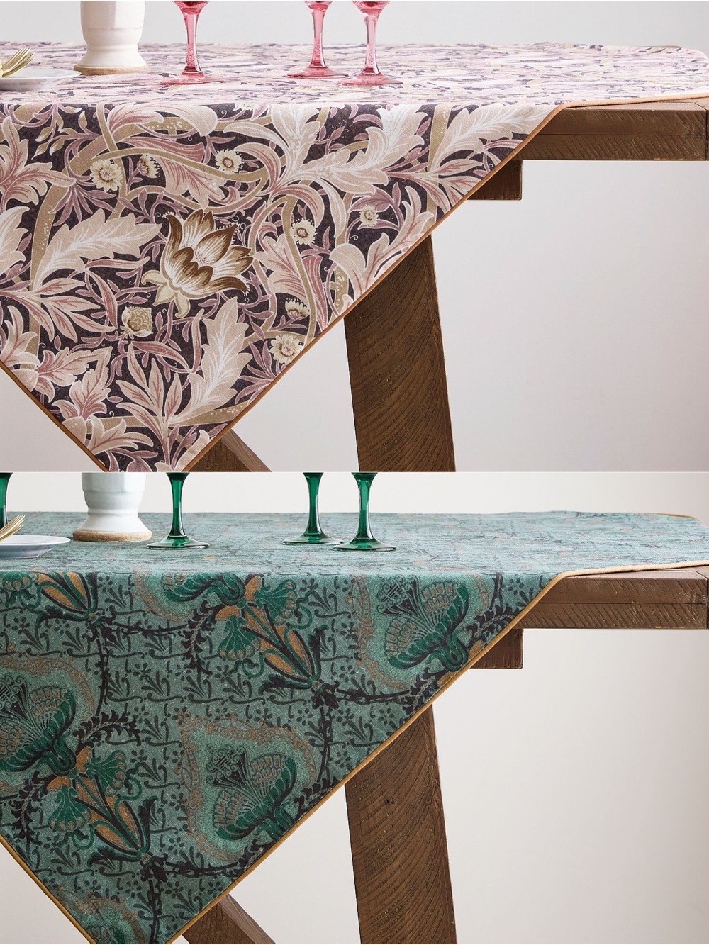 Wicked x Pottery Barn Glinda & Elphaba Reversible Cotton Table Throw Tablecloth